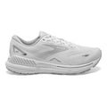 Women's Brooks Adrenaline GTS 23, White/Oyster/Silver, 6.5 B Medium
