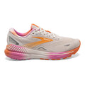 Women's Brooks Adrenaline GTS 23, White Sand/Sunset/Fuchsia, 7.5 B Medium