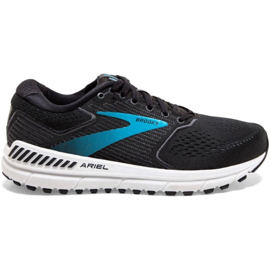 Women's Brooks Ariel '20, Black/Ebony/Blue, 6.5 B Medium