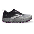Women's Brooks Cascadia 17, Oyster/Blackened Pearl/Purple, 10 B Medium