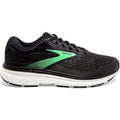 Women's Brooks Dyad 11, Black/Ebony/Green, 6 B Medium