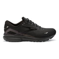 Women's Brooks Ghost 15, Black/Black/Ebony, 8 D Wide