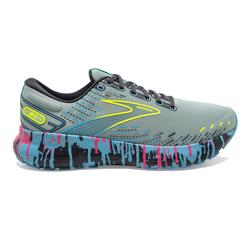 Women's Brooks Glycerin 20, Jadeite/Alaskan Blue/Ebony, 7 B Medium