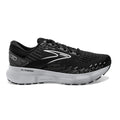 Women's Brooks Glycerin 20, Black/White/Alloy, 7.5 D Wide