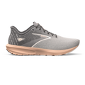 Women's Brooks Launch 10, Grey/Crystal Grey/Pale Peach, 9.5 B Medium