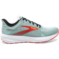 Women's Brooks Launch 9, Blue Surf/Black/Cherry Tomato, 10 B Medium