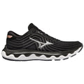 Women's Mizuno Wave Horizon 6, Black/Silver, 8.5 D Wide