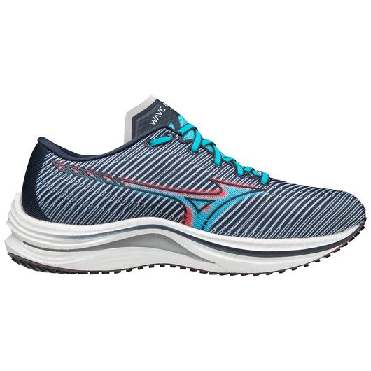 Women's Mizuno Wave Rebellion, India Ink/Scuba Blue, 9.5 B Medium