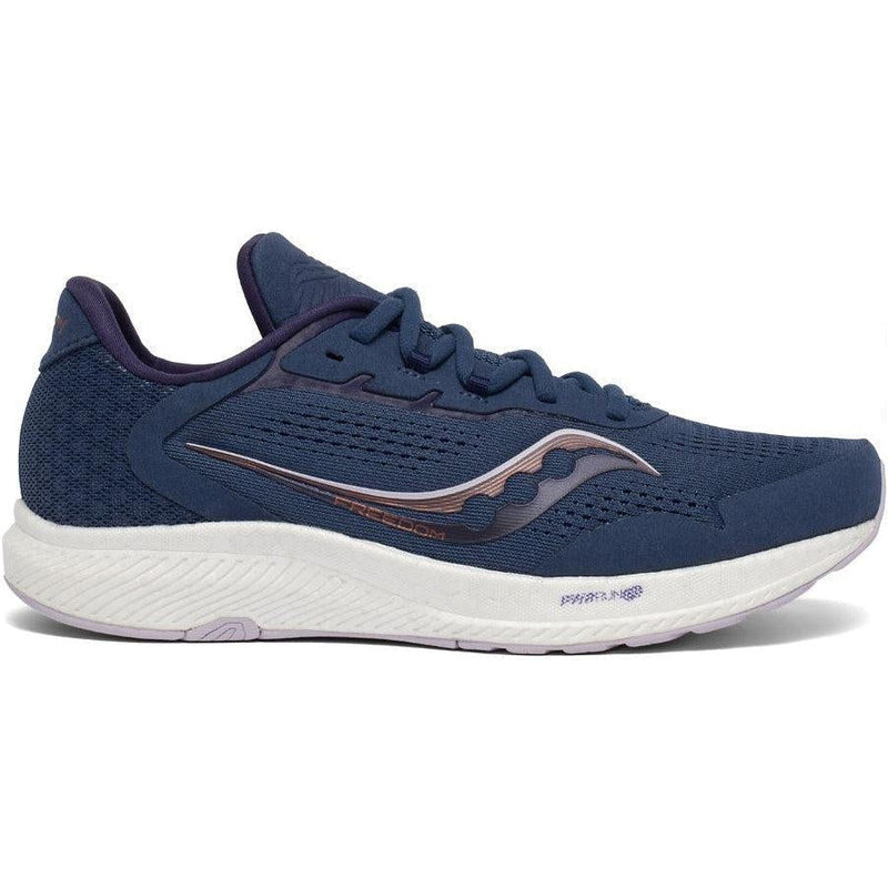 Women's Saucony Freedom 4, Storm/Lilac, 9 B Medium