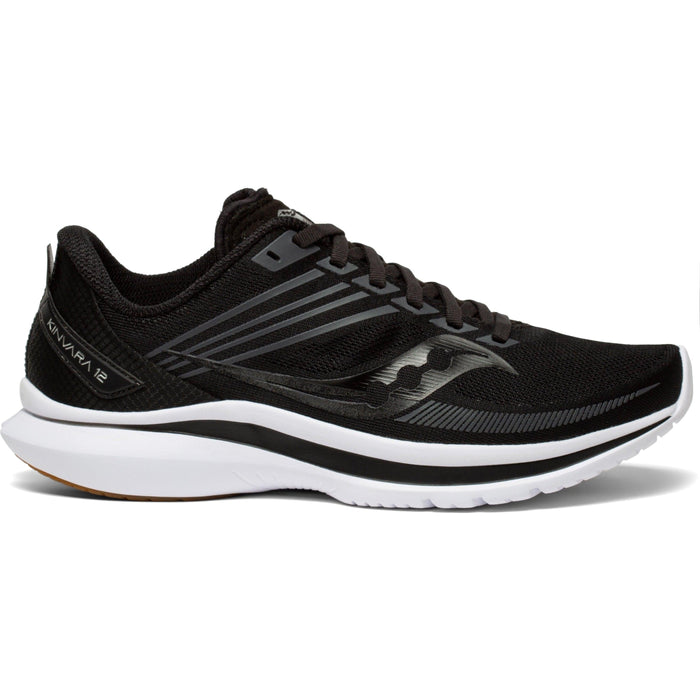 Men's Saucony Kinvara 12, Black/Gum, 11.5 D Medium
