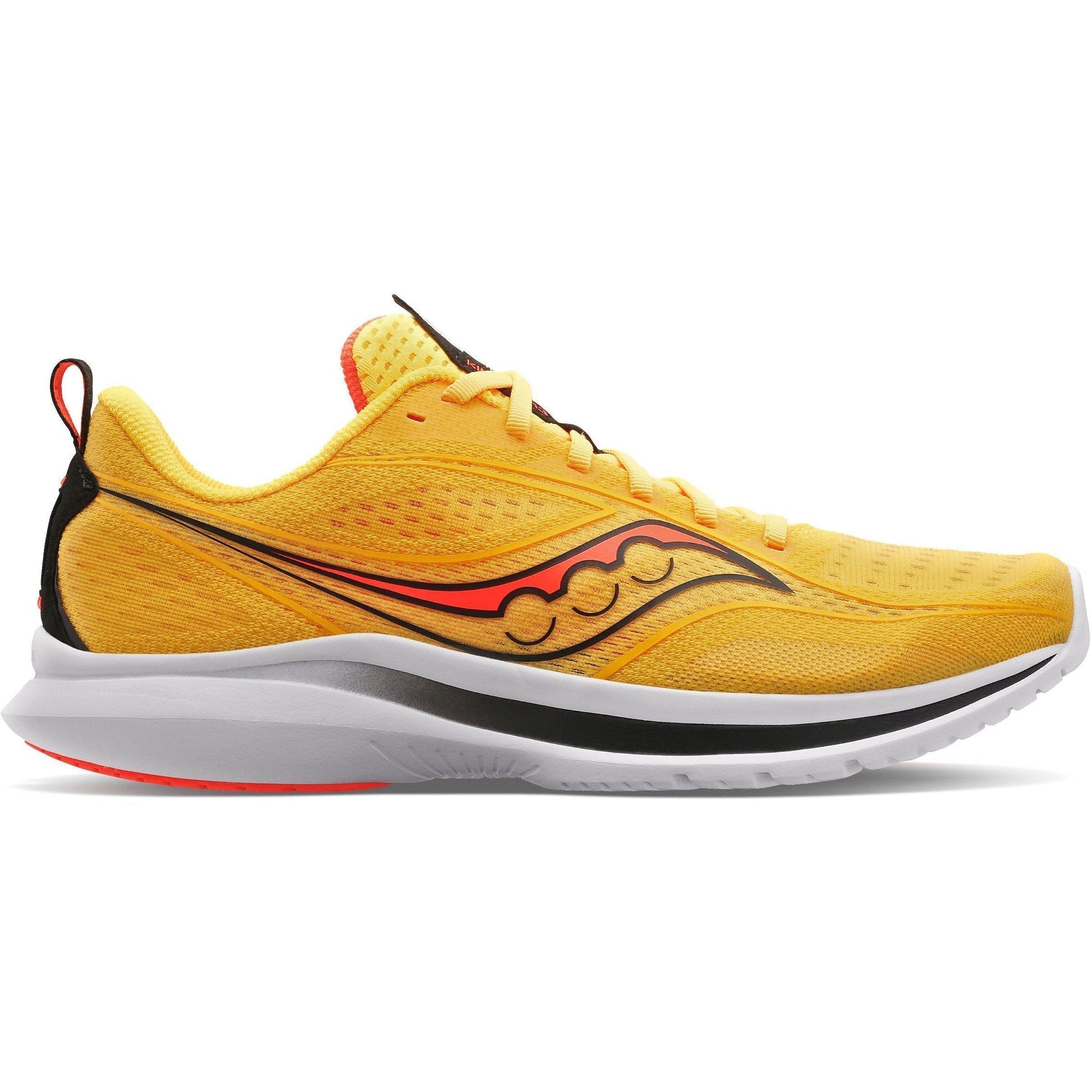 Women's Saucony Kinvara 13, VIZIGOLD/VIZIRED, 7.5 B Medium