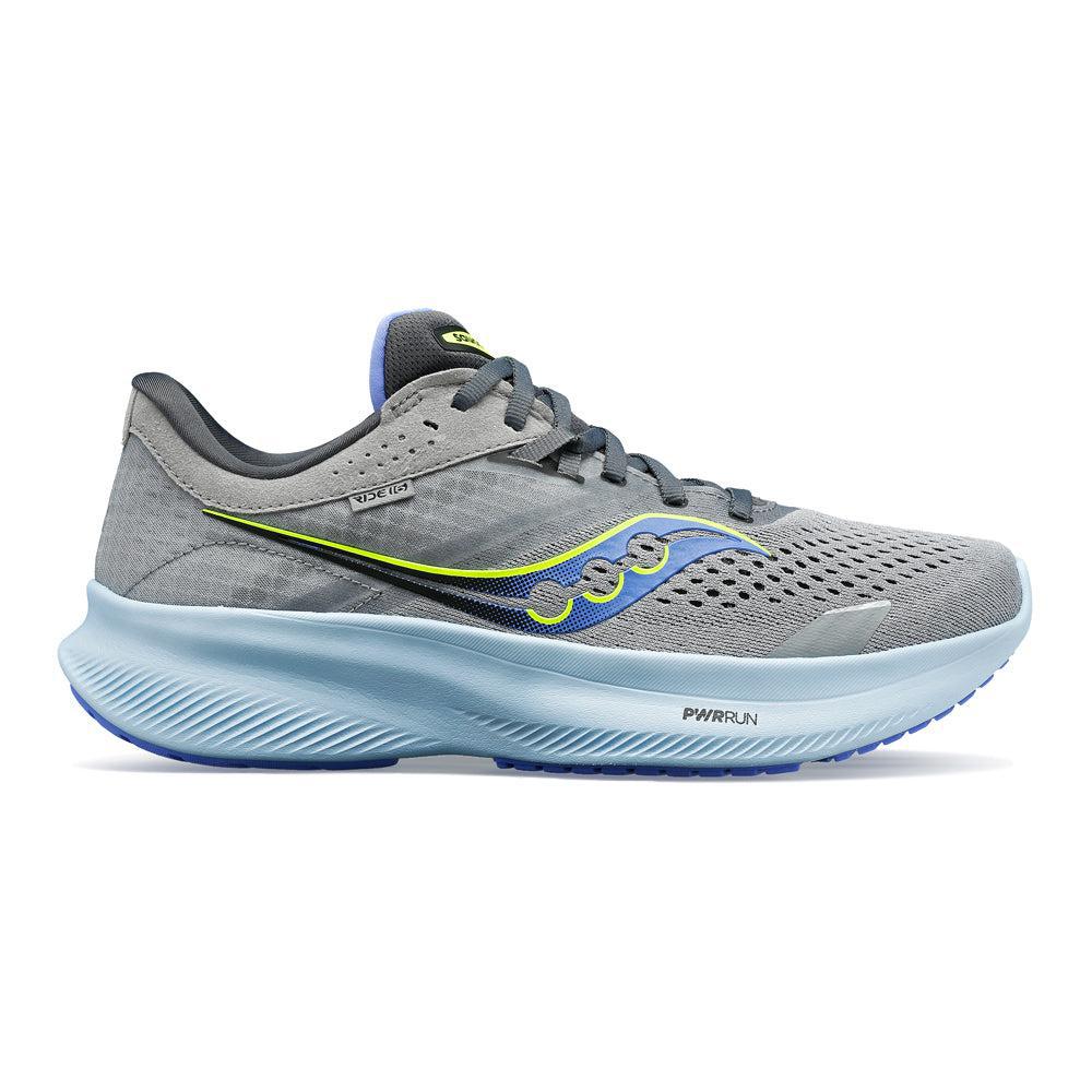 Women's Saucony Ride 16, Fossil/Pool, 7.5 B Medium