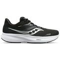 Women's Saucony Ride 16, Black/White, 8 B Medium