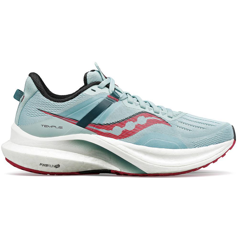 Women's Saucony Tempus, Mineral/Rose, 9 B Medium