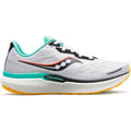Women's Saucony Triumph 19, Black/White/Vizi, 9 B Medium