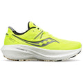 Women's Saucony Triumph 20, Citron/Black, 9.5 B Medium