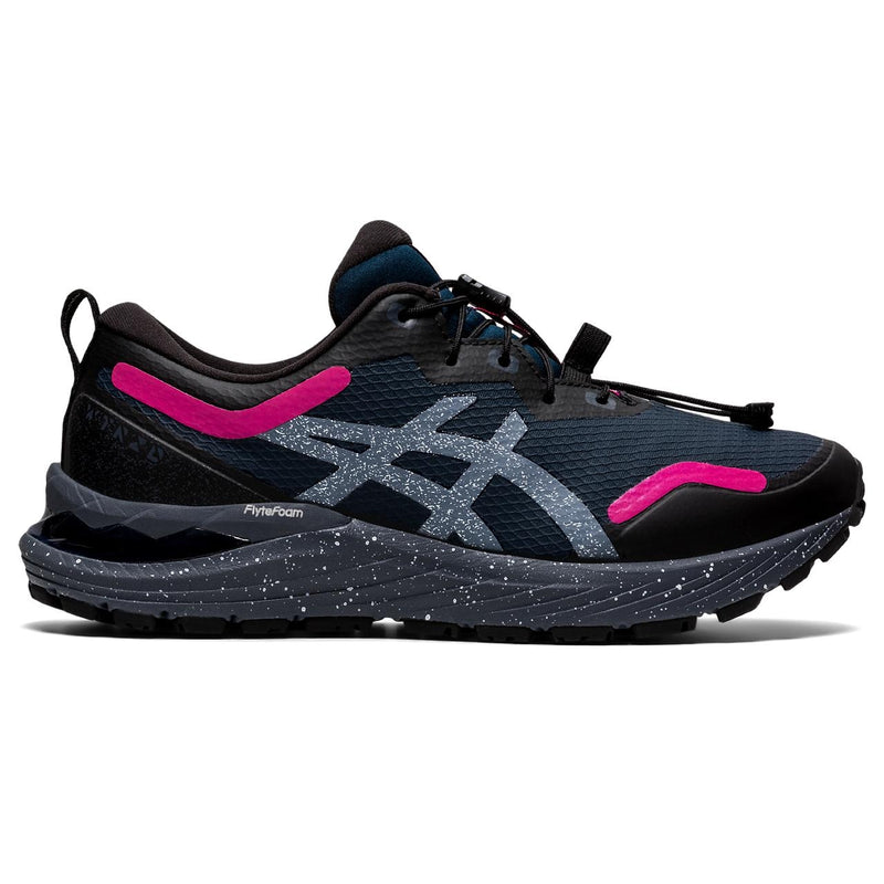 Women's Asics Gel-Cumulus 23, French Blue/Pink Rave, 7.5 B Medium