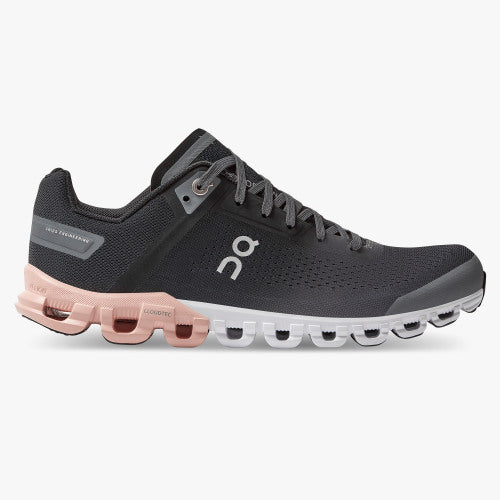 Women's On Cloudflow, Rock/Rose, 10 D Wide