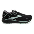 Women's Brooks Ghost 14 GTX, Black/Blackened Pearl/Aquaglass, 8.5 B Medium