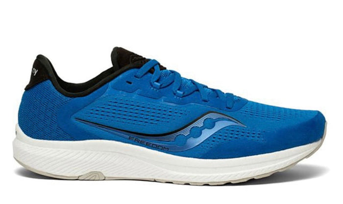 Men's Saucony Freedom 4, Royal/Stone, 10 D Medium