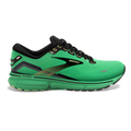 Men's Brooks Ghost 15, Green/Black/Sharp Green, 12 D Medium