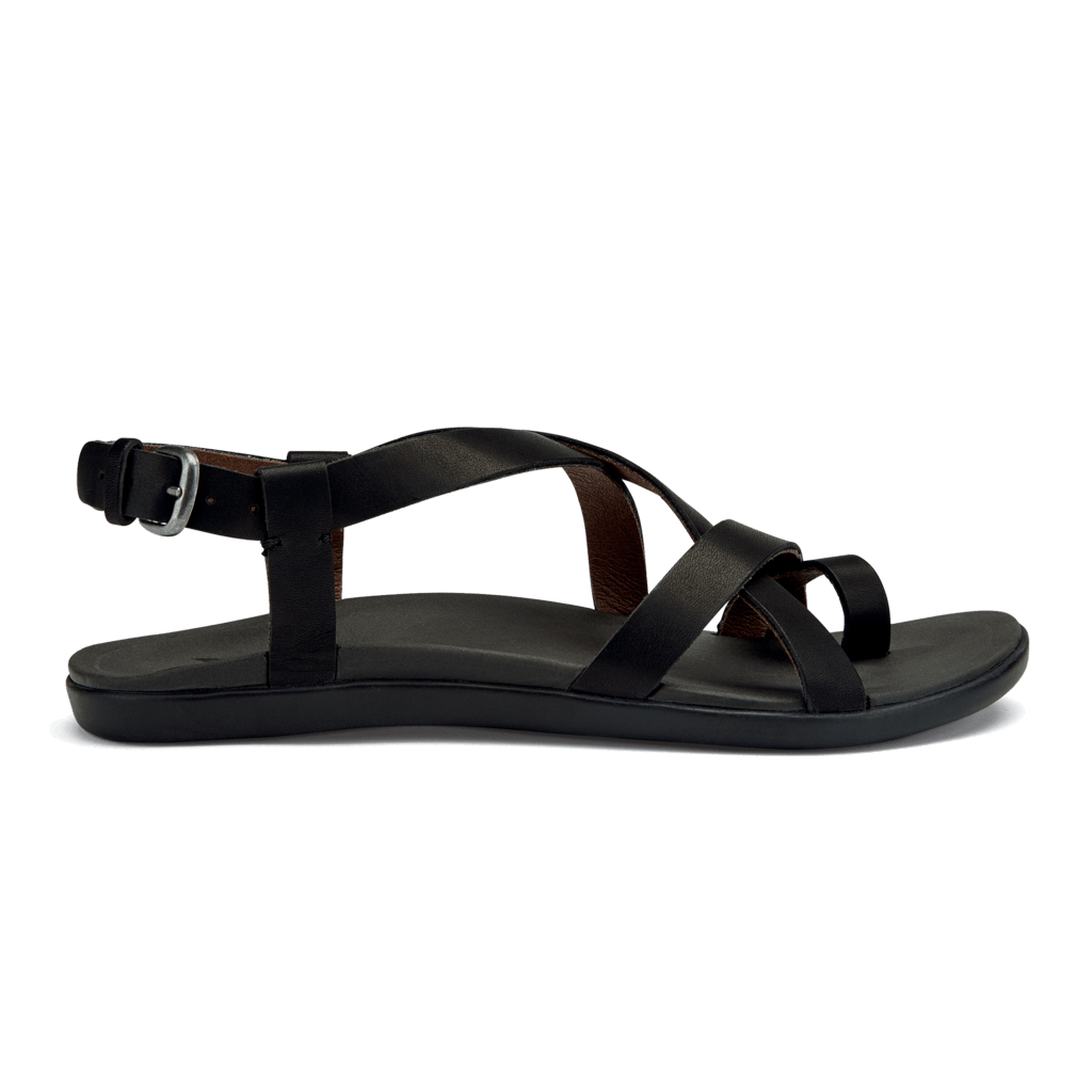 Women's Olukai Upena, Black, 8 B Medium