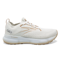 Women's Brooks Glycerin StealthFit 20, White/Khaki, 7.5 B Medium