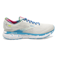 Women's Brooks Trace 2, White/Gray/Alaskan Blue, 8.5 B Medium