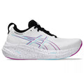 Women's Asics GEL-Nimbus 26, White/Soothing Sea, 8.5 B Medium