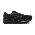 Women's Brooks Ghost 16, Black/Black/Ebony, 9.5 D Wide
